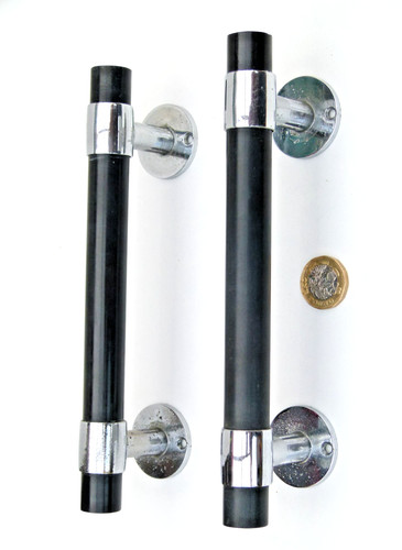 Pair rare black plastic - plastic, &