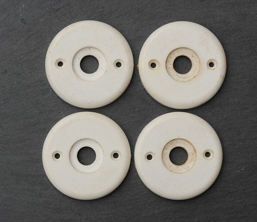 White art deco bakelite - art,