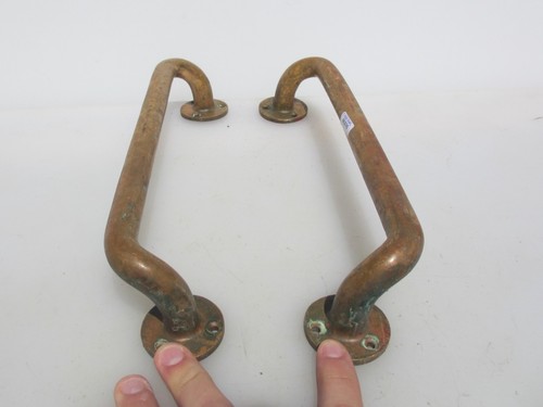 Antique brass door - antique, handles