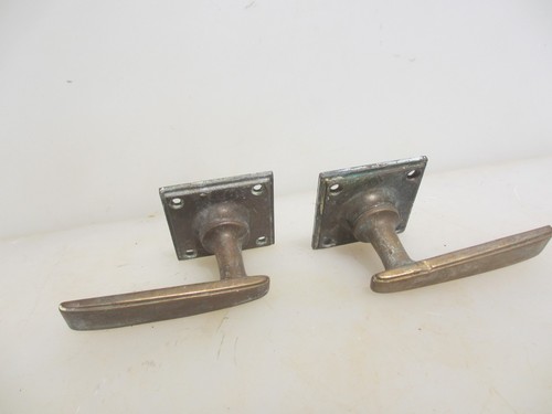 Antique lever door handles - door,