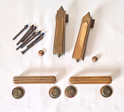 Reclaimed art deco brass - art,