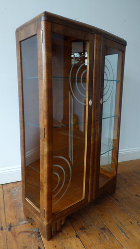Art deco c1930s walnut - art,