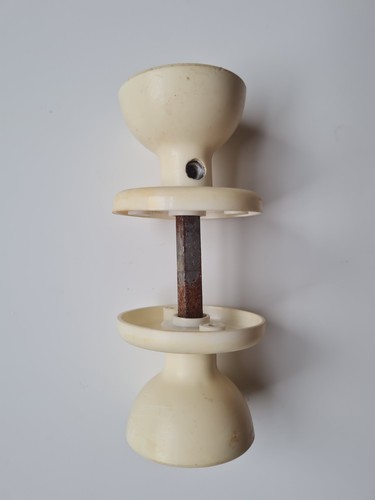 Pair white bakelite - pair,