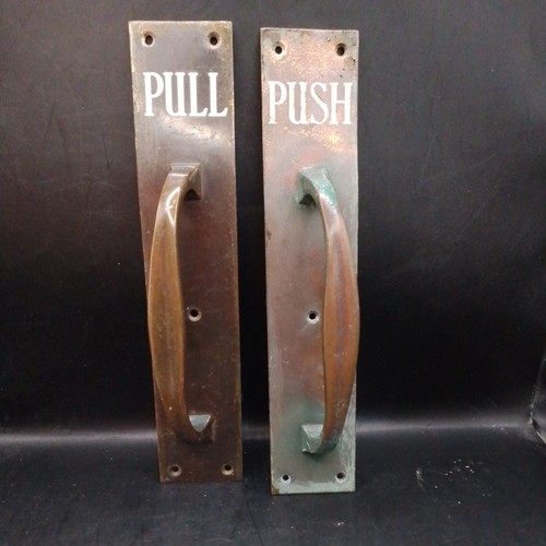 Pair large antique - of,