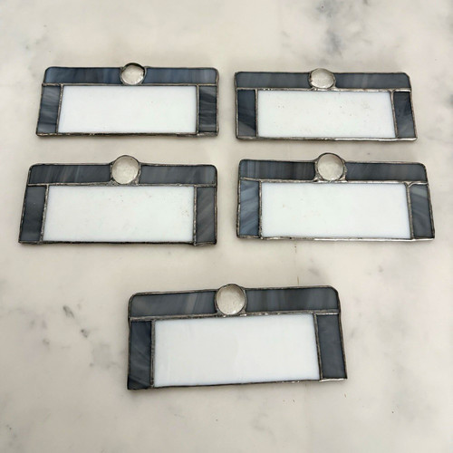 Set art deco leaded - set,