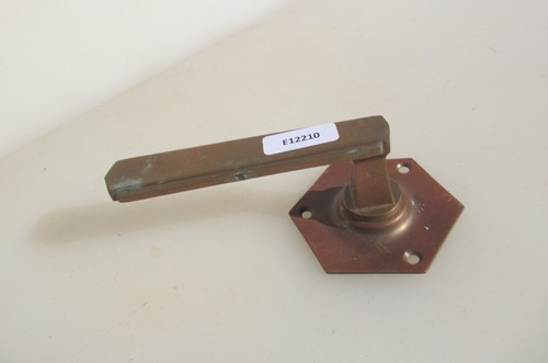 Vintage brass lever door - vintage,