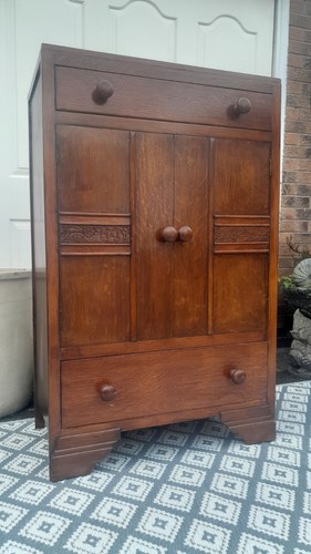 Art deco carved oak - oak, 2