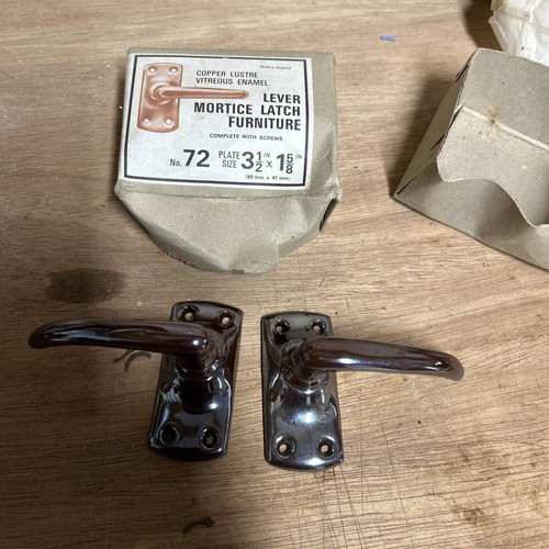 New pair art deco lever - of,