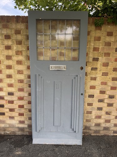 Reclaimed old 1930s art - old, deco