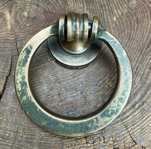 Vintage bronze ring - vintage, door