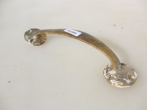 Antique brass door handle - handle, shop
