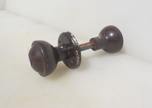 Vintage bakelite door knobs - door,