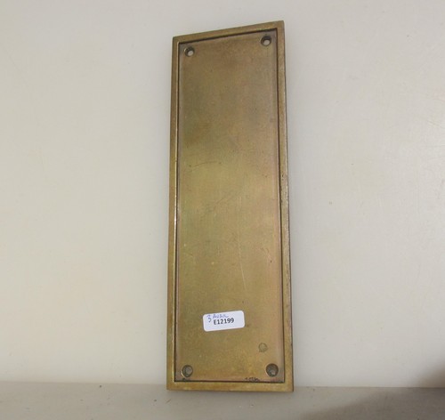 Antique brass finger plate - antique,