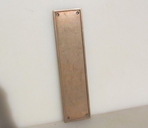 Antique brass finger plate - antique,