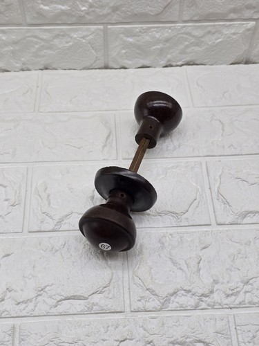 Pair art deco door knobs - deco,