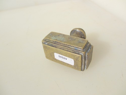 Antique brass door handle - door, knob