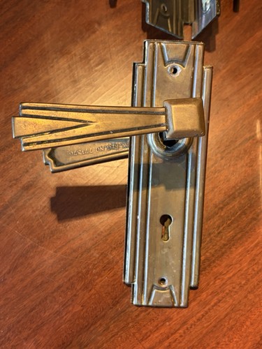 Pair 1920s art deco - 1920s, brass