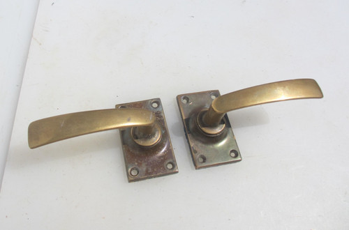 Vintage bronze lever door - vintage,