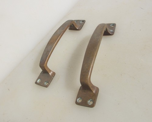 Vintage brass door handles - vintage,