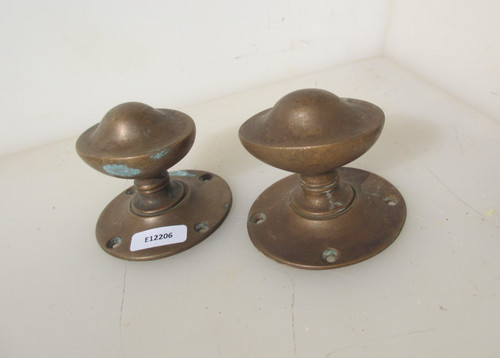 Antique brass door knobs - antique,